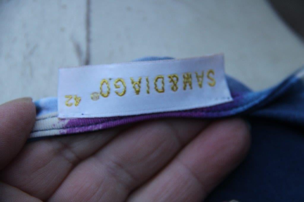 Jurk blauw/ paars Sam & Diago mt 42 Vaste prijs, Kleding | Dames, Sam & Diago, Blauw, Maat 42/44 (L), Ophalen of Verzenden