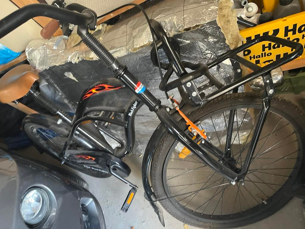 Nieuw kinderfiets Popal Black Fighter 22inch, Ophalen, Nieuw