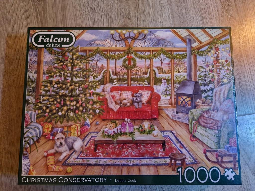 Nieuwe Falcon kerstpuzzel 1000 stukjes, Ophalen of Verzenden, 500 t/m 1500 stukjes, Nieuw