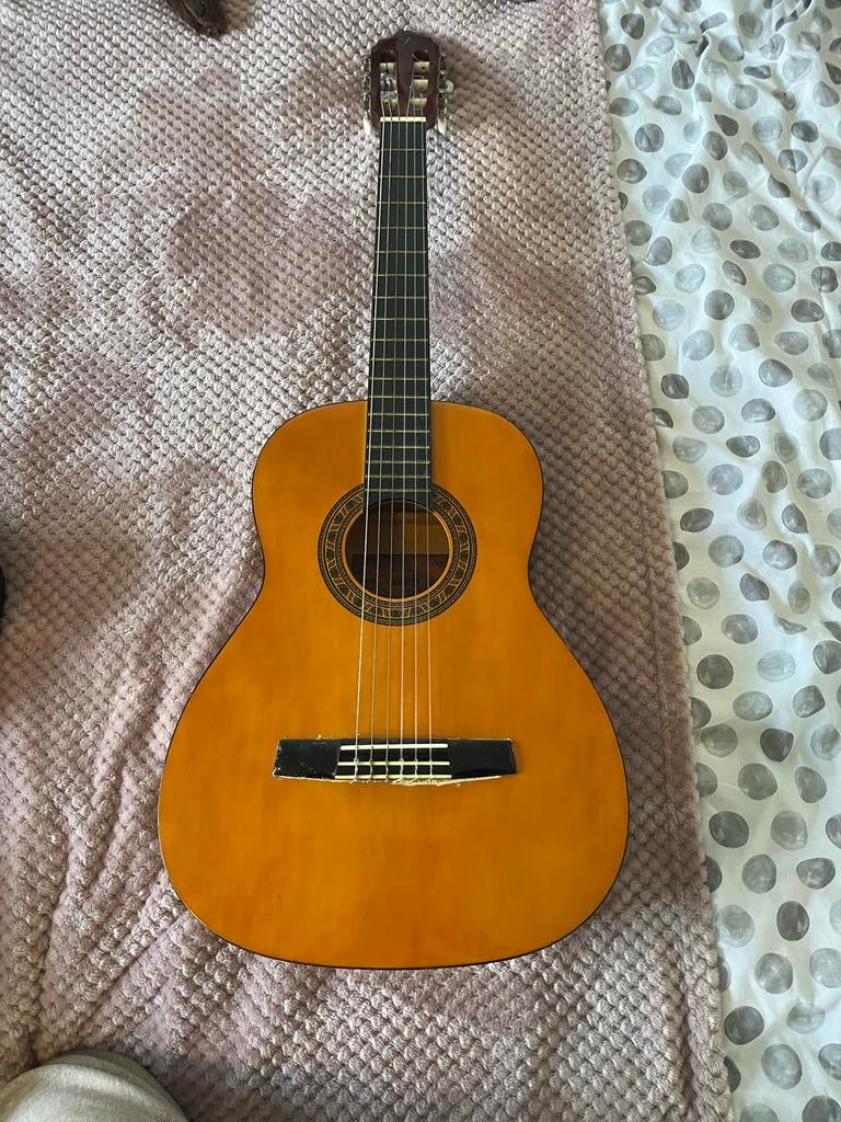 Valencia Spaanse gitaar CG160 3/4 met hoes, Ophalen, Gebruikt, Klassieke of Spaanse gitaar, Met koffer