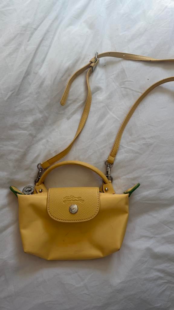Le pliage longchamp babygeel, Ophalen of Verzenden, Zo goed als nieuw, Handtas