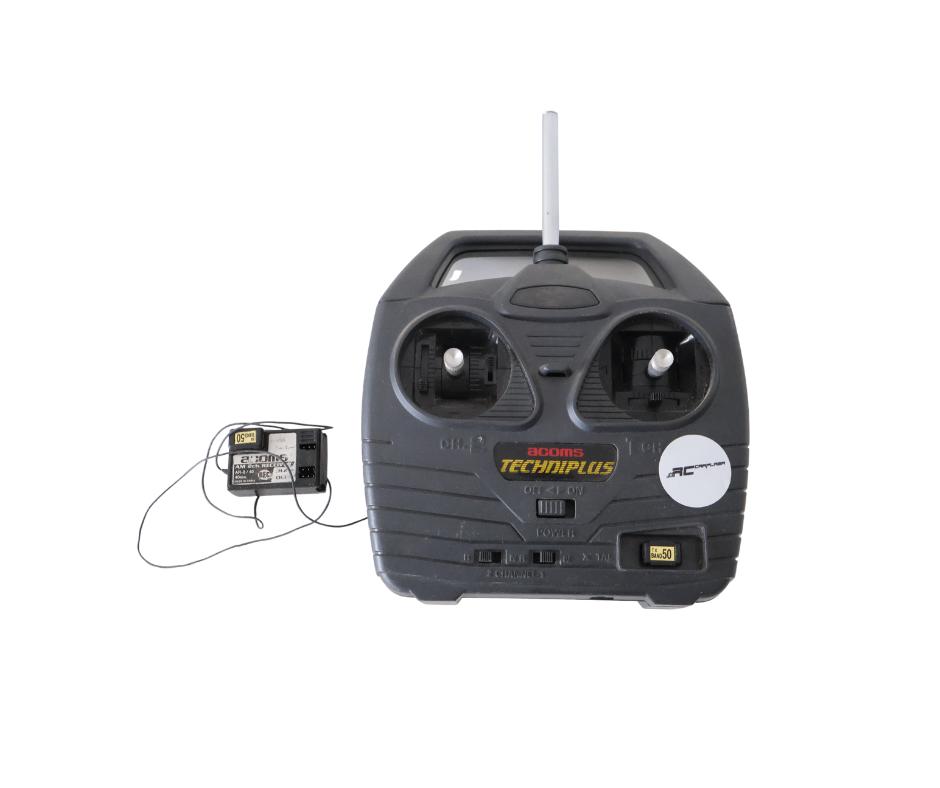Acoms 2 channel AR-2 40 40 mhz ontvanger rc + Acoms zender, Ophalen of Verzenden, Gebruikt, Overige schalen, Onderdeel