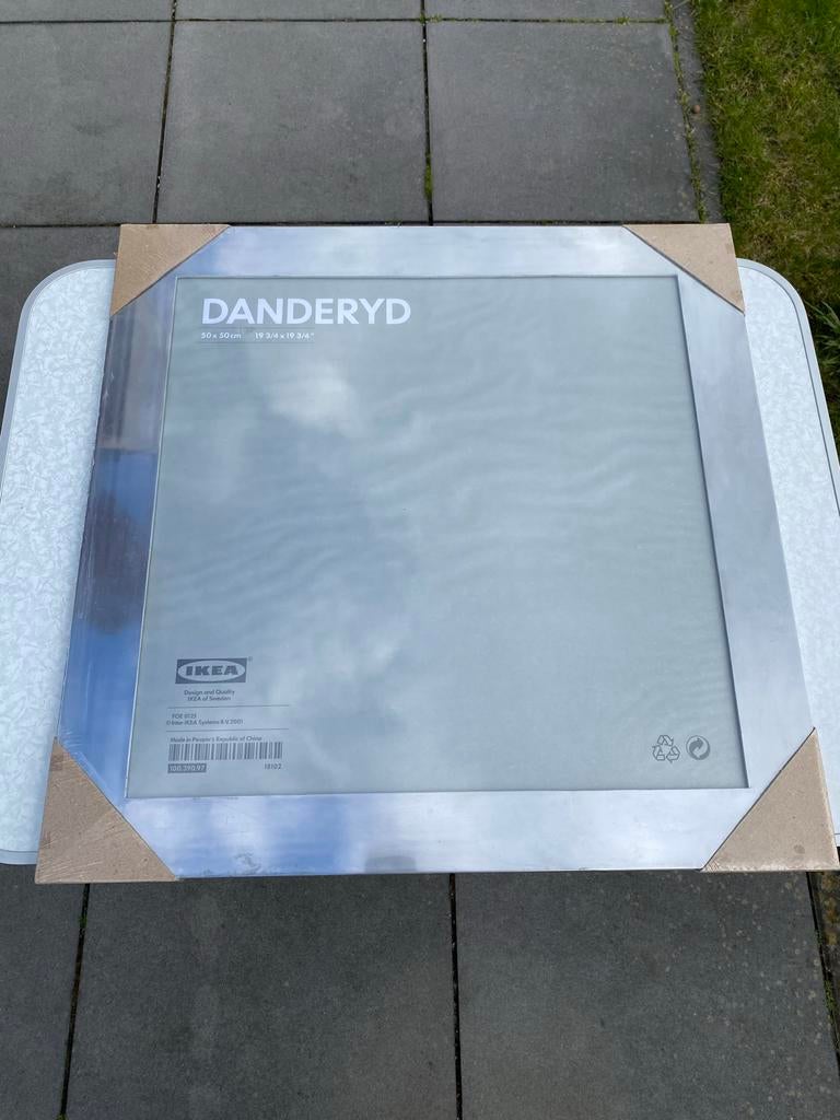 IKEA DANDERYD fotolijst aluminium 50x50 cm, Ophalen, Nieuw