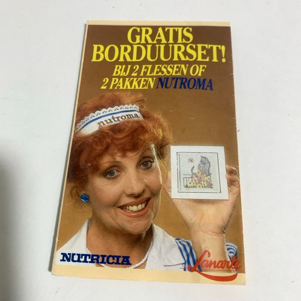 Vintage Lanarte Nutroma klein Borduursetje - Zomerpoes