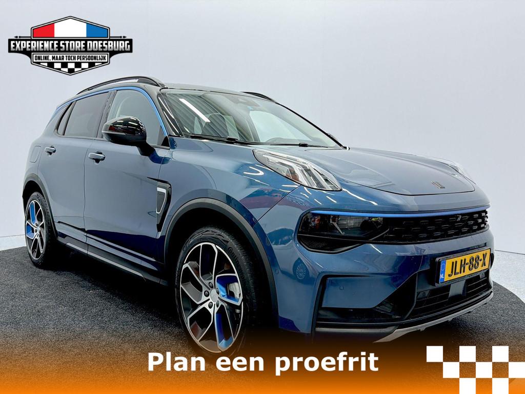 Lynk en Co 01 1.5 MY22 - één verfijnde hybride SUV!, Auto's, Stof, Euro 6, Met garantie (alle), Blauw