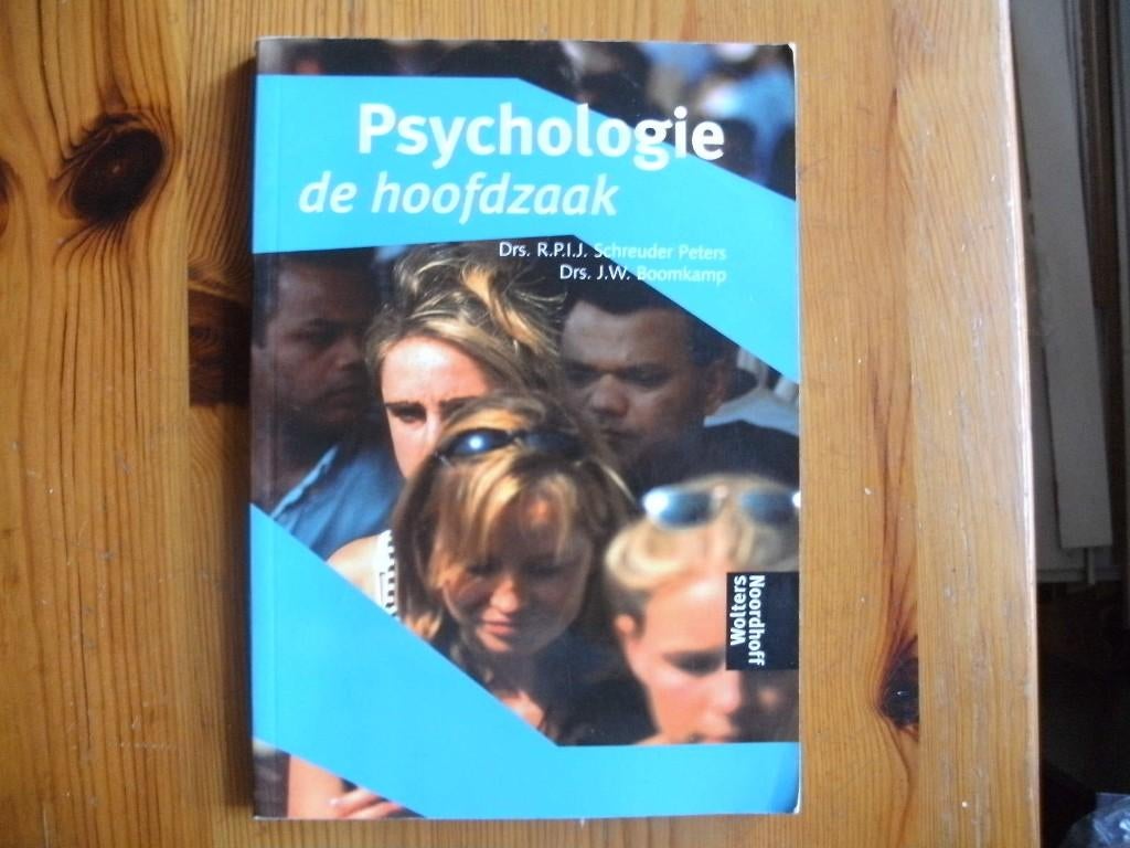Psychologie, de hoofdzaak, Schreuder en Boomkamp., Schreuder en Boomkamp, Ophalen of Verzenden, Zo goed als nieuw, Overige onderwerpen
