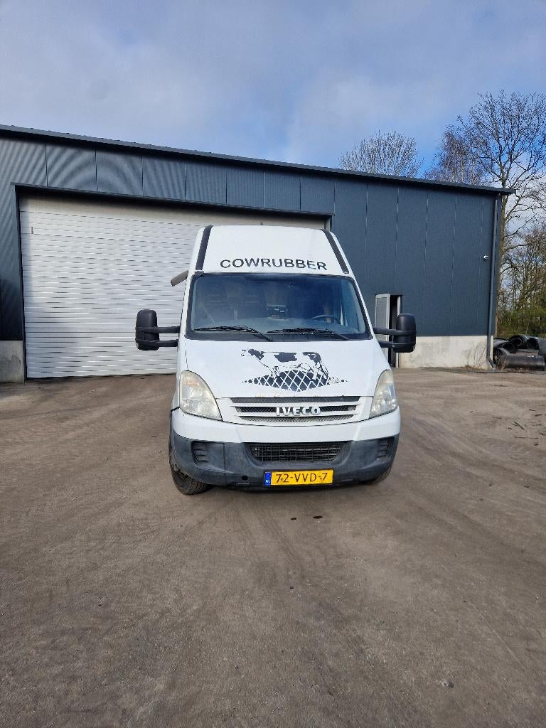 Iveco daily 50c18 14 ton dubbellucht, Achterwielaandrijving, Iveco, Wit, Origineel Nederlands