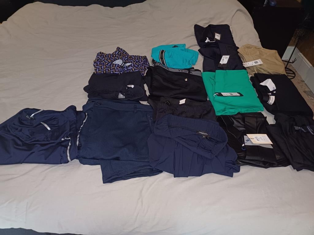 Partij van 16 broeken grote maten, Kleding | Dames, Ophalen of Verzenden, Nieuw, Broek of Spijkerbroek