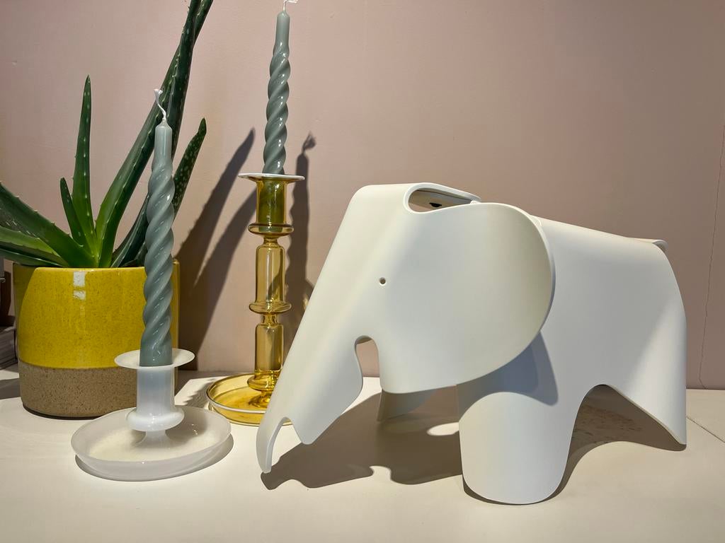 Vitra Eames Elephant (small) wit | NIEUW!, Overige stijlen, Nieuw, Kunststof, Ophalen of Verzenden