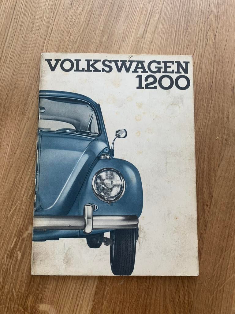 Volkswagen kever oldtimer boekje, Ophalen of Verzenden