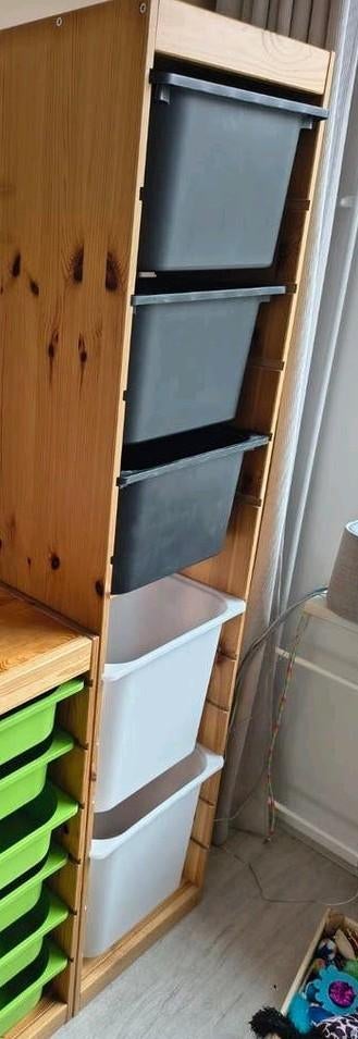 Trofast, Ophalen, Gebruikt