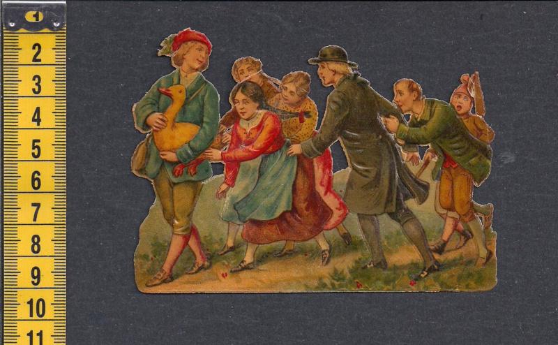 Sprookje - Vitello - antiek poezieplaatje (348), Ophalen of Verzenden