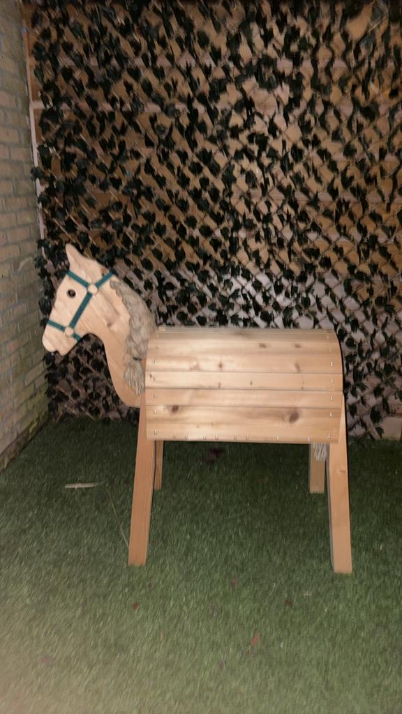 Houten paard + shetlander zadel, Ophalen, Overige soorten