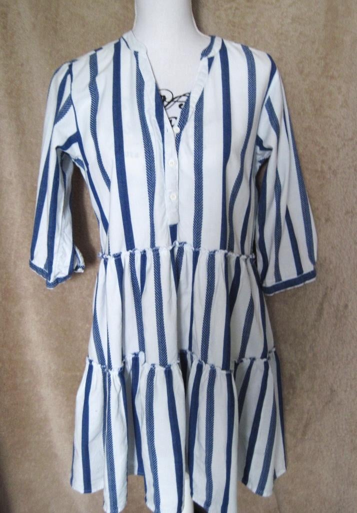 jk  MOOIE JURK van ANTI BLUE Maat:S/M, Kleding | Dames, Maat 38/40 (M), Blauw, Ophalen of Verzenden, Zo goed als nieuw