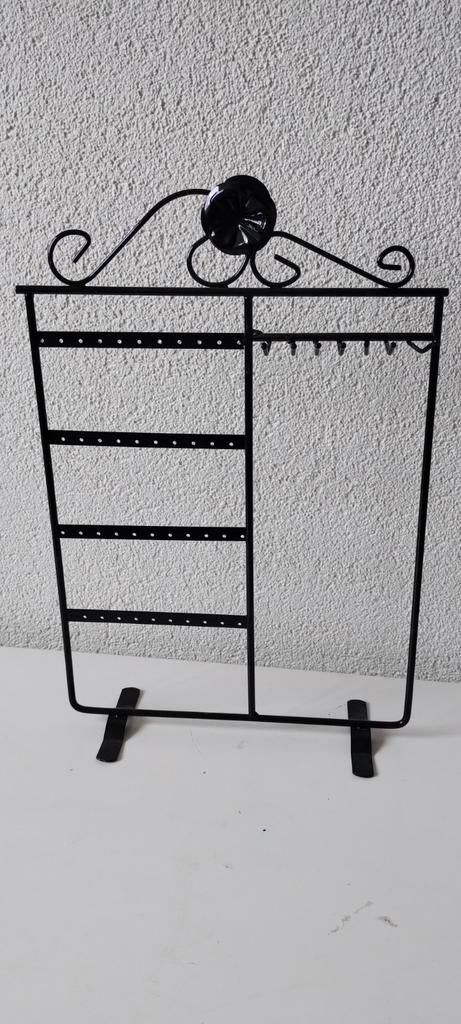 Sierraden rek zwart metaal, Ophalen of Verzenden