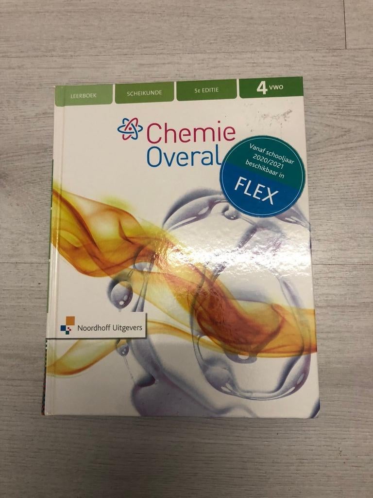 Chemie Overal 4 VWO, Boeken, Schoolboeken, VWO, Scheikunde, Ophalen of Verzenden, Zo goed als nieuw
