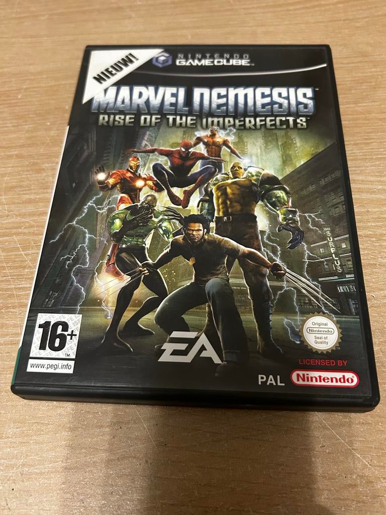 Nintendo GameCube Marvel Nemesis Rise of the Imperfects spel, Spelcomputers en Games, Gebruikt, Vechten, 1 speler, Eén computer