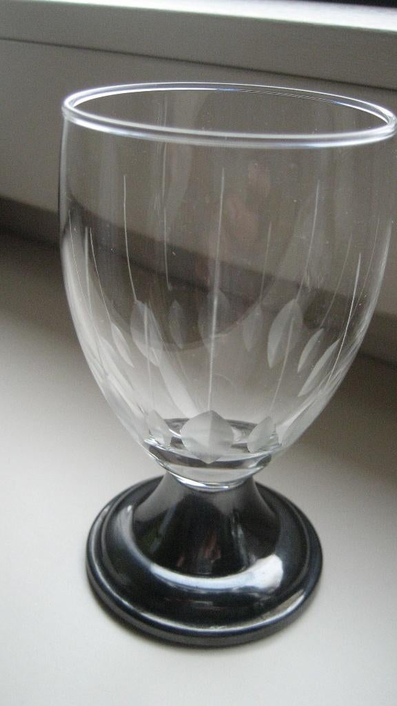 3 verschillende borrelglaasjes met zilveren voet (1x Bokma), Verzamelen, Ophalen of Verzenden, Zo goed als nieuw, Borrel- of Shotglas