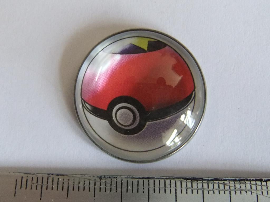 Pokemon ball  pin(speldje)25 mm   nr 3A, Verzenden, Nieuw, Overige onderwerpen