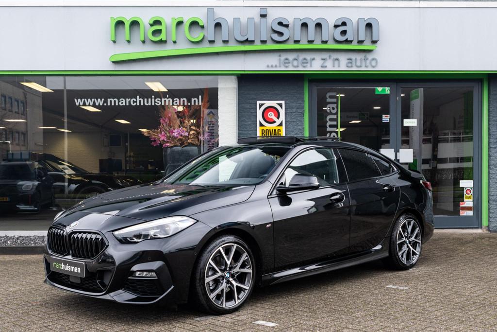 BMW 2-serie Gran Coupé 218i M Sport / PANODAK / HARMAN KARD, 12 maanden, Gebruikt, 1350 kg, Zwart