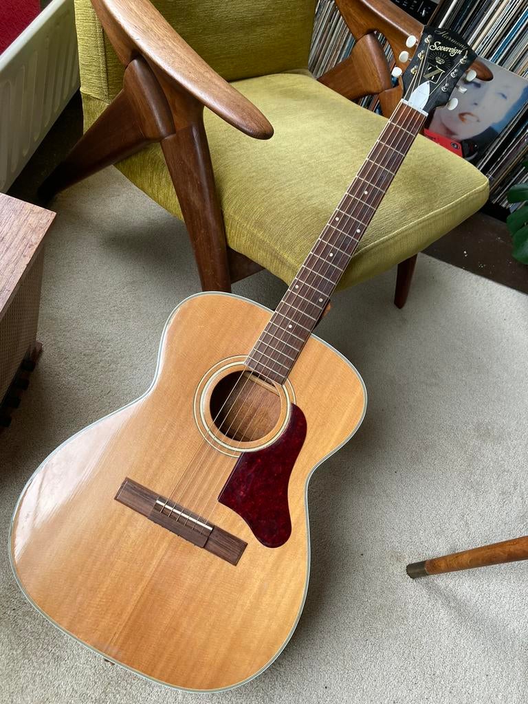 Gitaar Harmony sovereign 1203 1971 vintage, Ophalen, Gebruikt, Western- of Steelstringgitaar