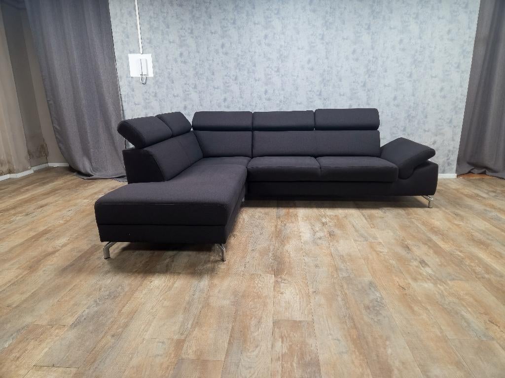 Z.G.A.N Antraciet Montel Modena Hoekbank, Info@banxtel.nl, Hoekbank, Hoekbank, Ophalen of Verzenden