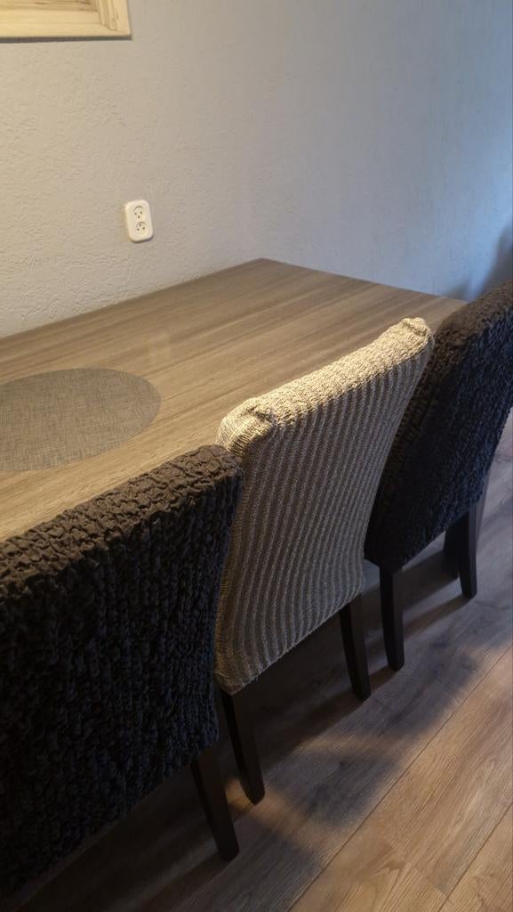 Eet tafel Gratis, Ophalen of Verzenden, Gebruikt, 4 tot 6 stoelen