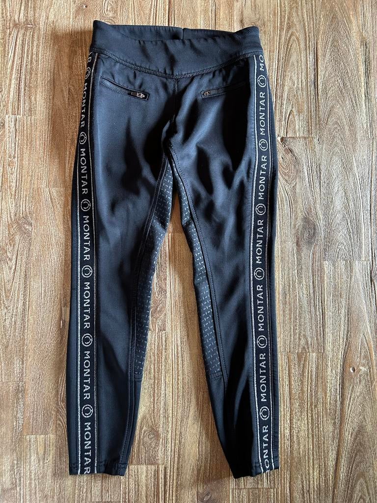 Montar paardrijbroek zwart maat 140, Dieren en Toebehoren, Kinderen, Dressuur, Ophalen of Verzenden, Zo goed als nieuw