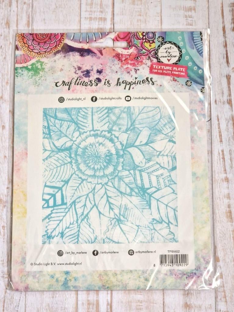 Art by Marlene - Texture Plate Artsy Arabia, Ophalen of Verzenden, Zo goed als nieuw, Overige typen