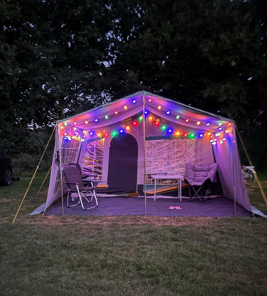 Jamet Arizona vouwwagen – voortent + luifel, Caravans en Kamperen, Ophalen, Meer dan 6, Jamet, Grijs