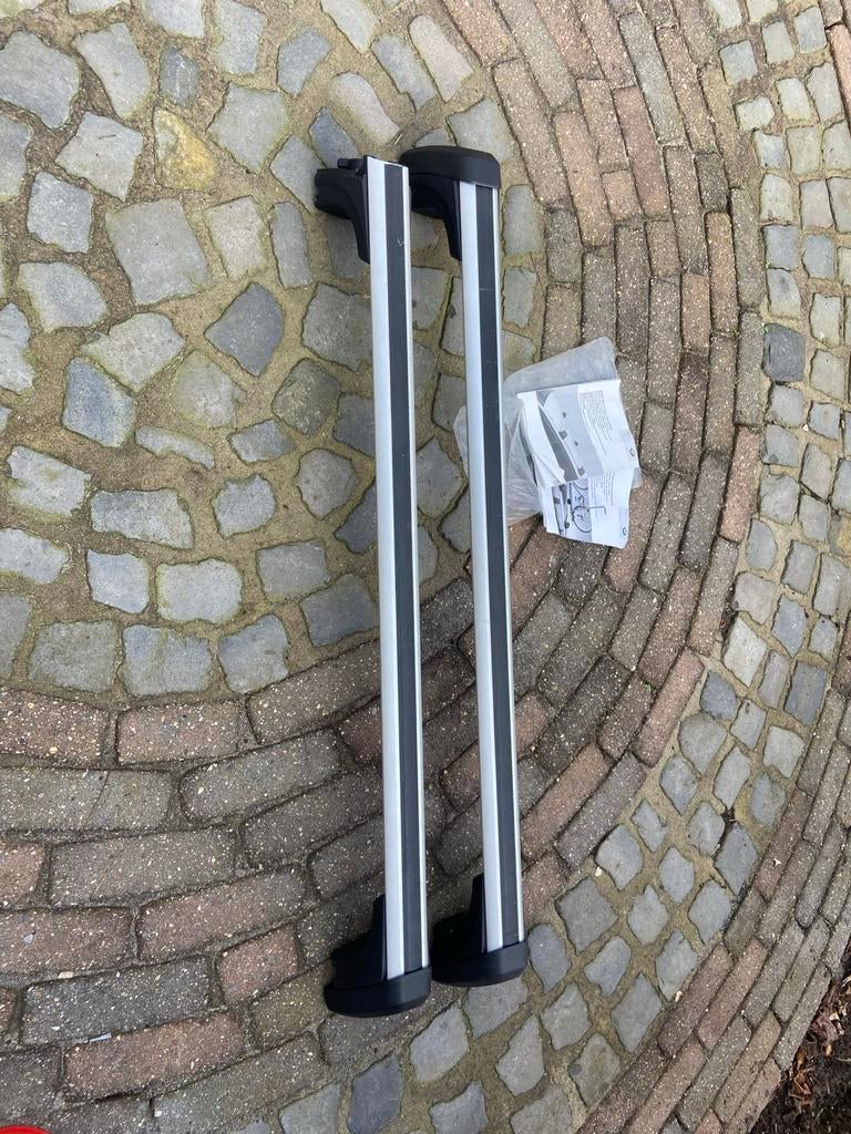 Originele BMW dakdragers F45, F31 (met dakrail), Auto diversen, Dakdragers, Ophalen of Verzenden, Gebruikt