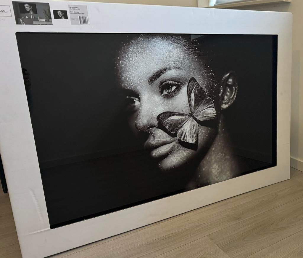 Ter Halle glasschilderij Nieuw, Ophalen of Verzenden, Nieuw, Minder dan 50 cm, Schilderij