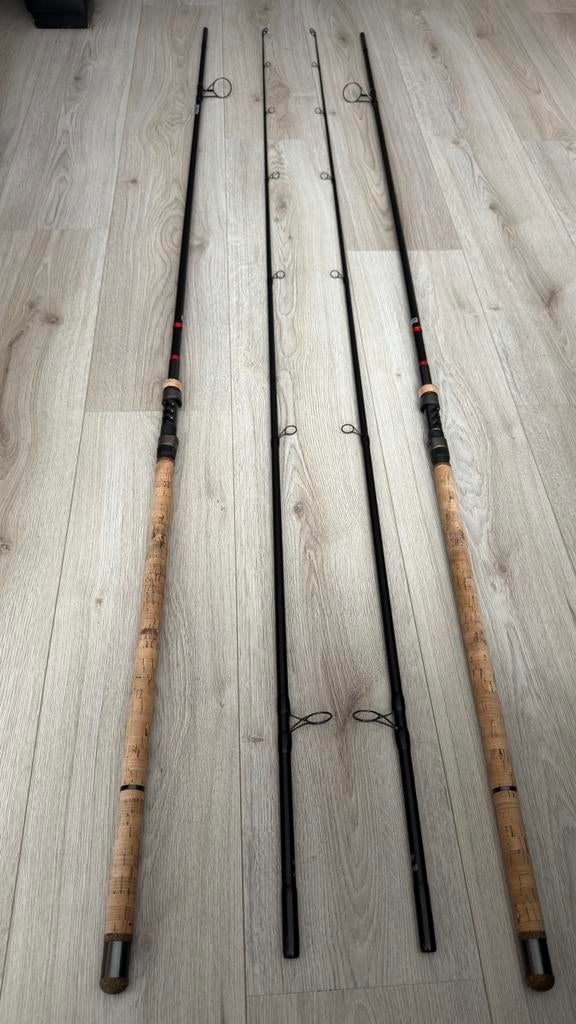 Avenger Old Skool 12ft 2.5lb karperhengels (2 stuks), Watersport en Boten, Ophalen, Zo goed als nieuw, Werphengel