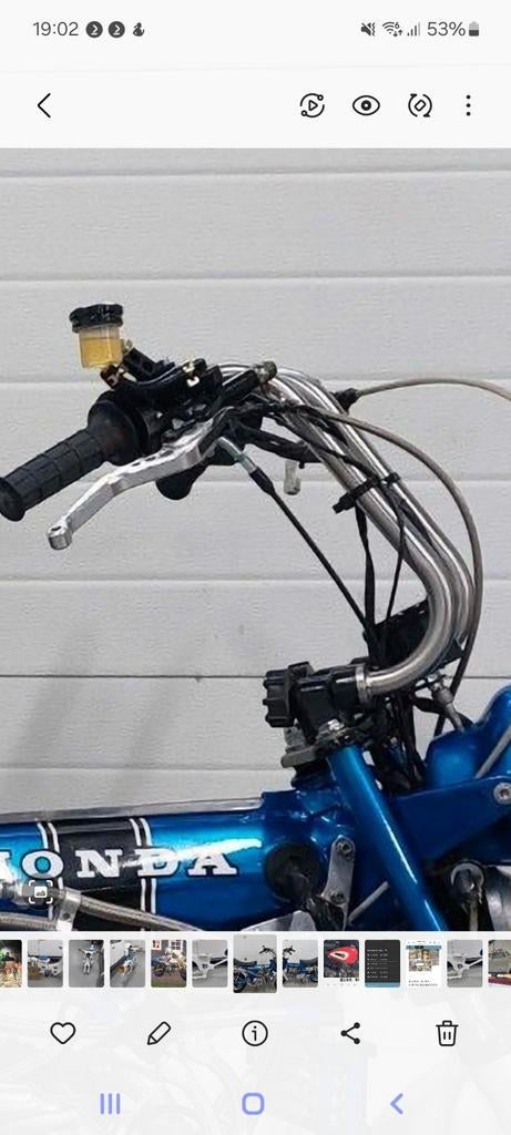 Stuur Honda Dax Skyteam etc., Ophalen of Verzenden