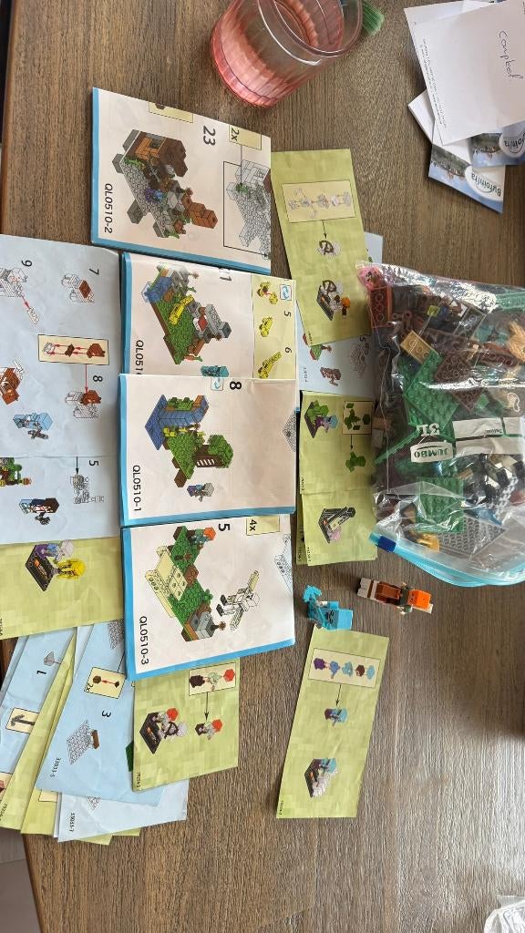 bouwstenen minecraft, Ophalen of Verzenden