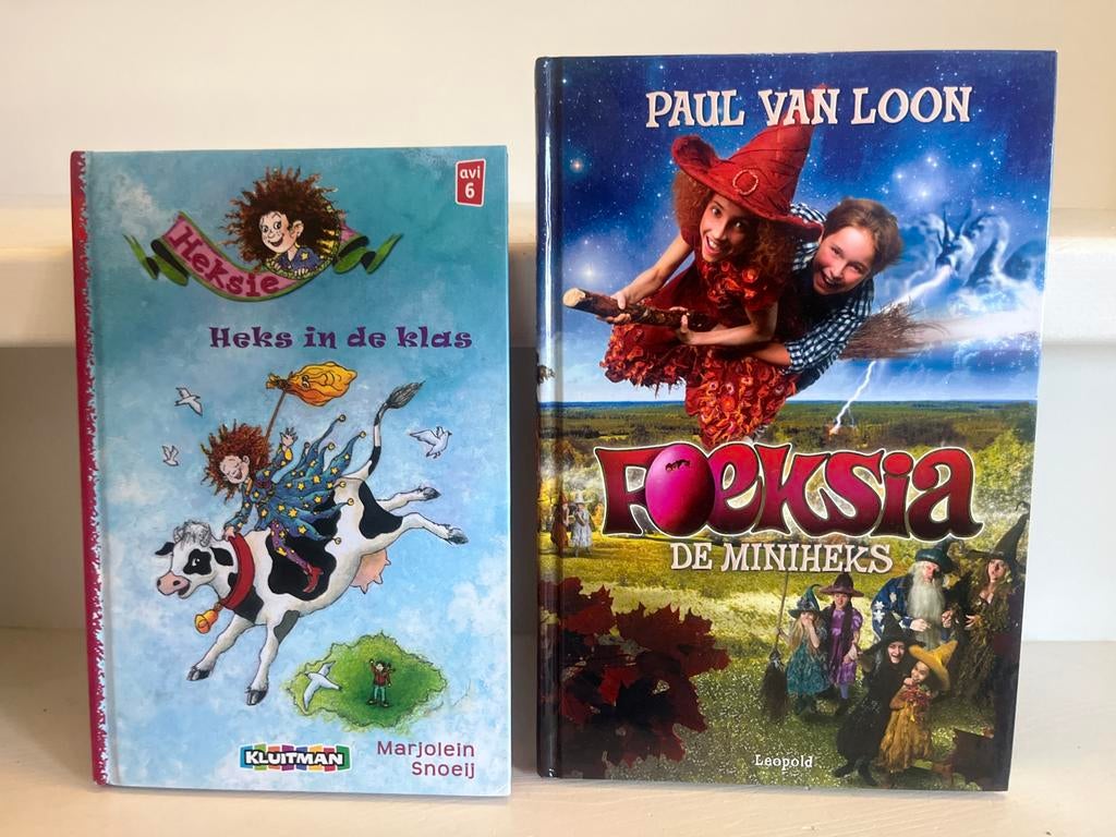 Kinderboeken: Heksie & Foeksia de Miniheks (2 boeken), Ophalen of Verzenden, Gelezen, Fictie algemeen