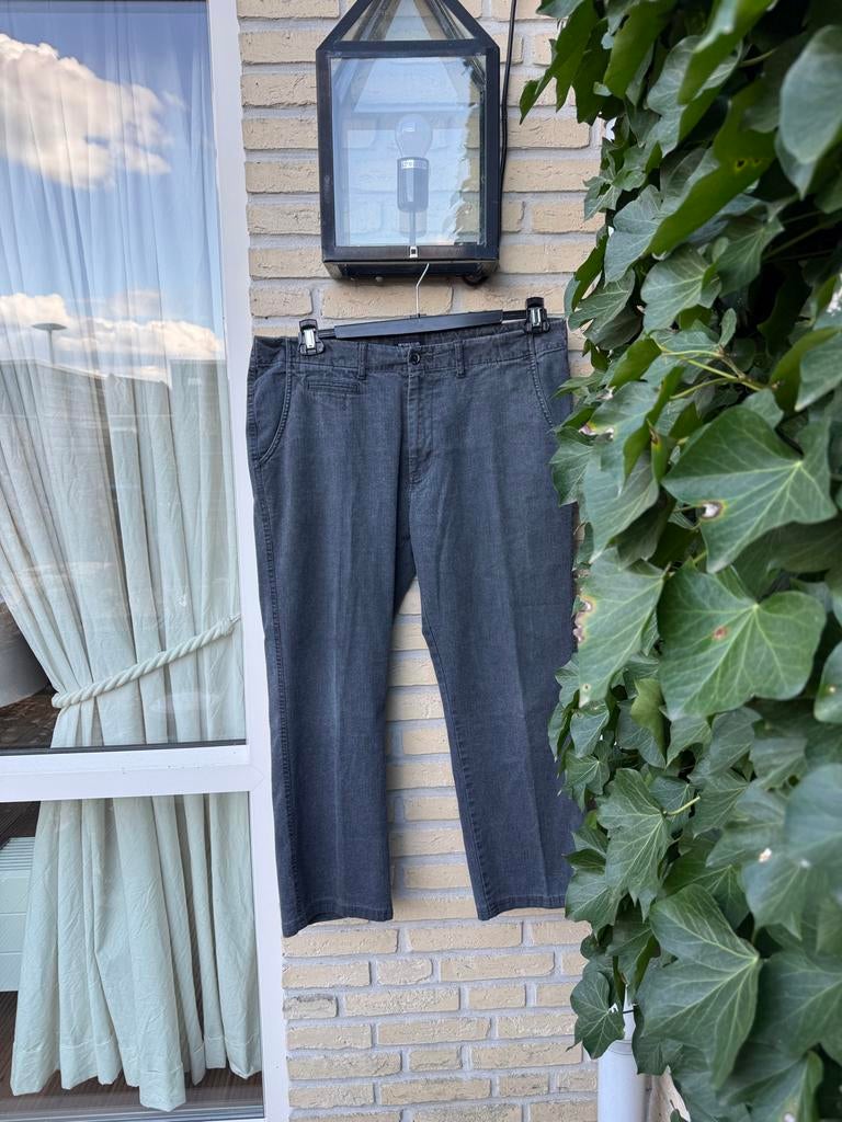 McGregor broek | blauw visgraat | maat 36, Ophalen of Verzenden, Gedragen, Maat 52/54 (L), Blauw