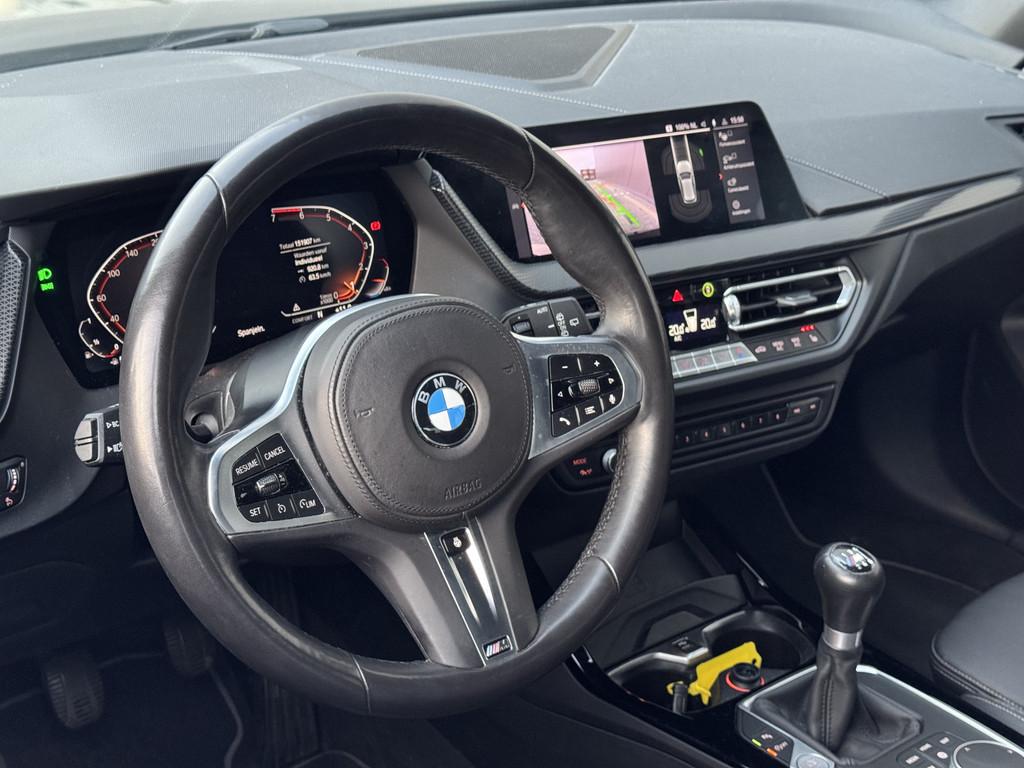 BMW 1-serie 118i Executive Edition, Gebruikt, Leder en Stof, Zwart, Origineel Nederlands