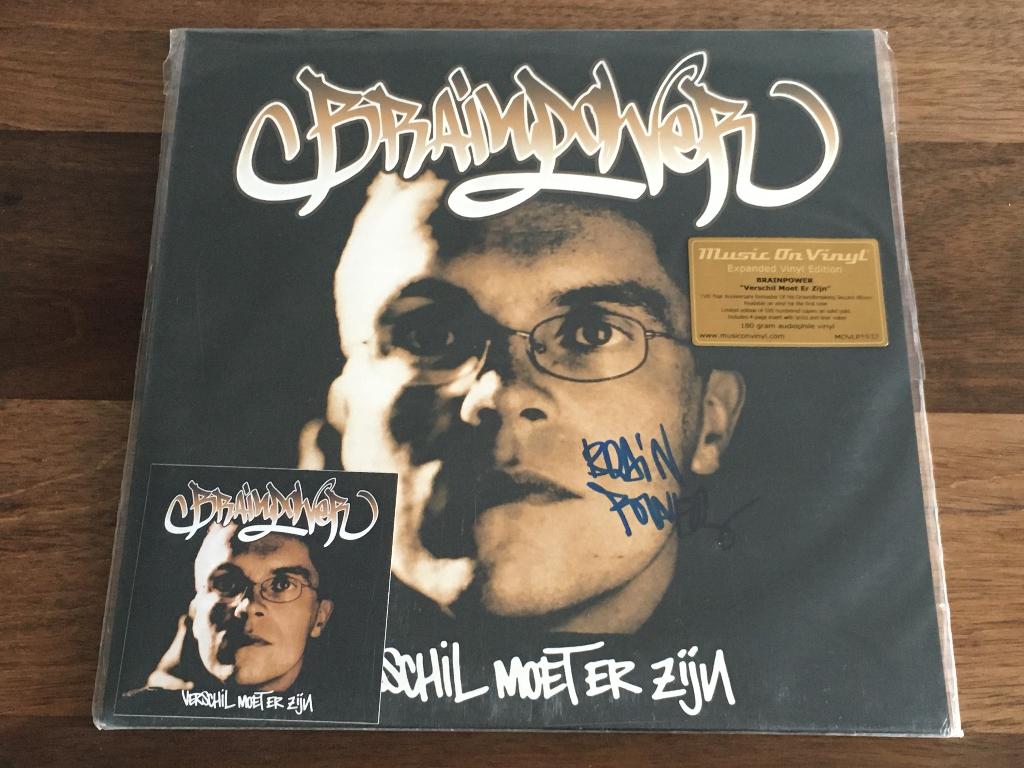 Vinyl 2LP Brainpower Verschil Moet Er Zijn GOLD 15th SIGNED, Ophalen of Verzenden, Nieuw in verpakking, 12 inch, Rap of Hip Hop