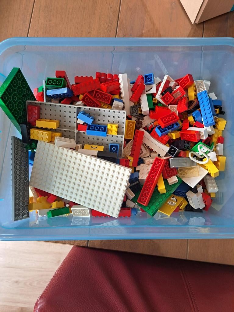 Doos met Lego blokken, ongeveer 2 kg, Ophalen, Zo goed als nieuw, Lego