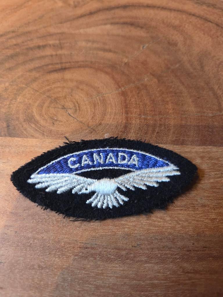 Canadees air force patch, Ophalen of Verzenden, Luchtmacht, Overige gebieden, Embleem of Badge