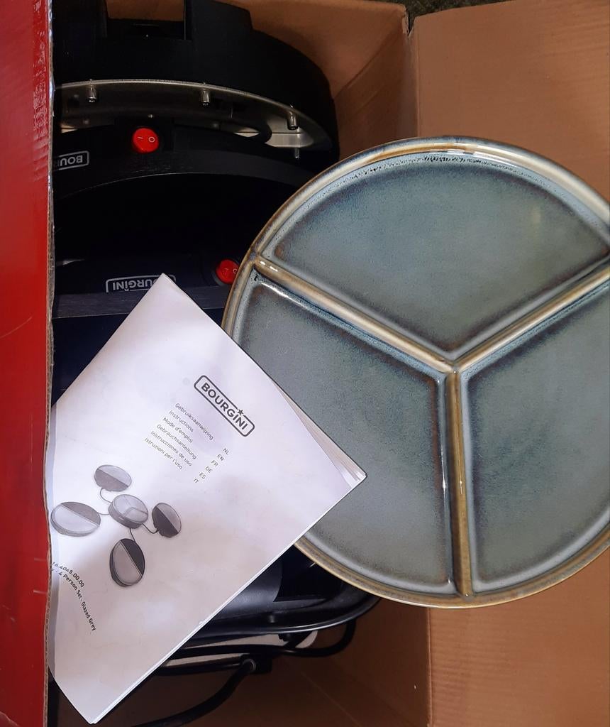 Bourgini Chef Dinner Party gourmetstel, Ophalen of Verzenden, Zo goed als nieuw, 8 personen of meer