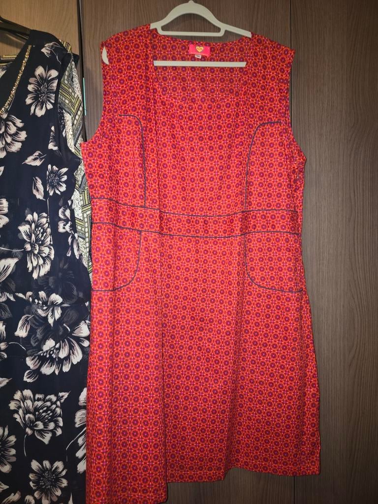 Tantilly ocean dress 5xl / xxxxxl, Ophalen of Verzenden, Zo goed als nieuw, Maat 46/48 (XL) of groter, Zwart