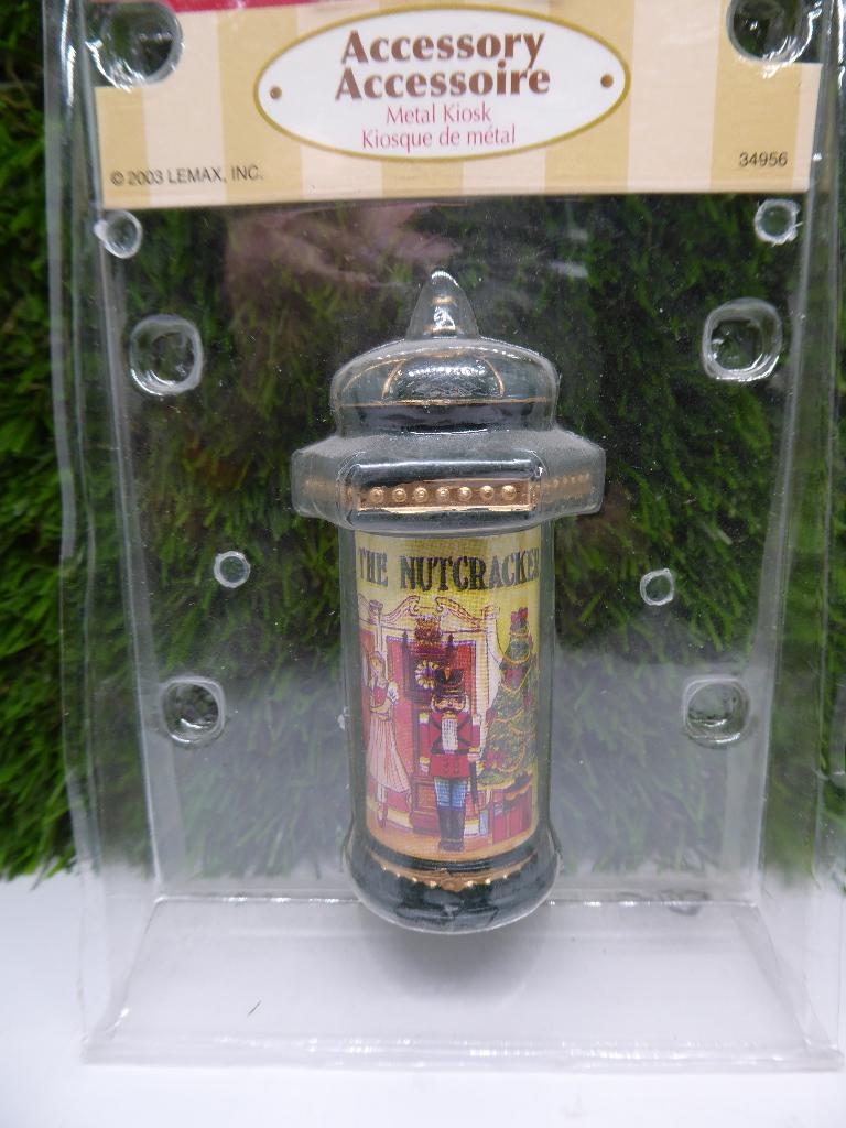 Lemax Item  -  Metal Kiosk -  ik ruim op, Ophalen of Verzenden, Nieuw