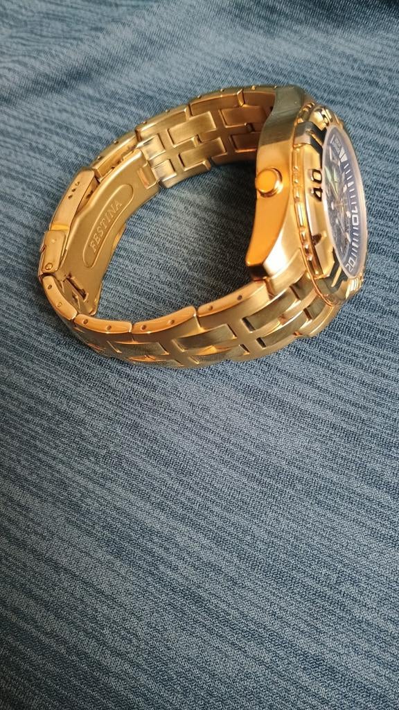 Festina Chrono Bike Alarm Herenhorloge 161119 Goudkleurig, Verzenden