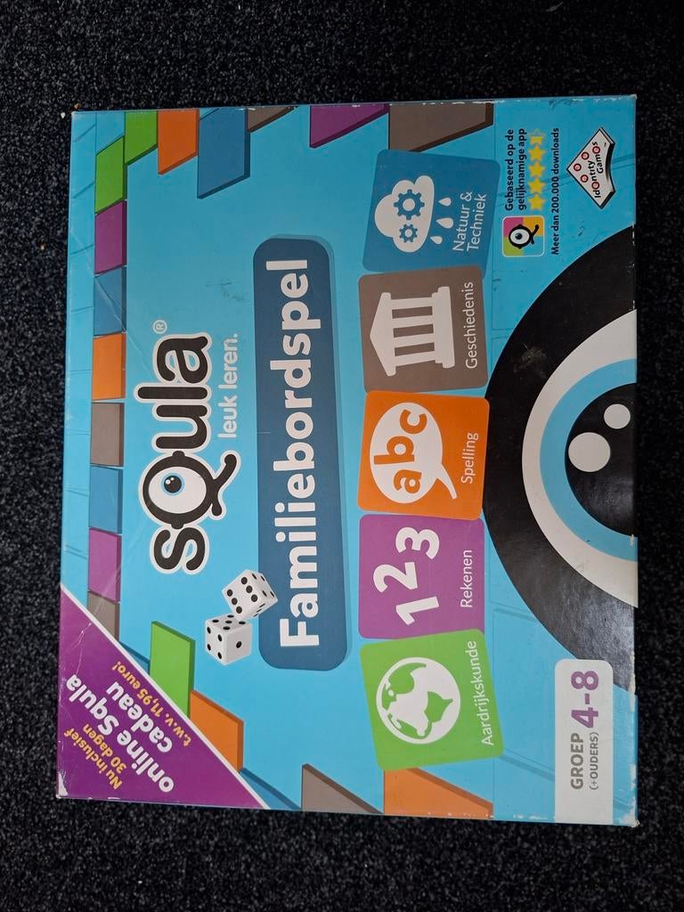 Squla Familiebordspel, Ophalen of Verzenden, Zo goed als nieuw