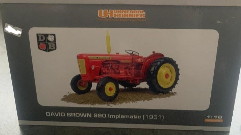 David Brown 990 implematic (1961) universal hobbies 1:16, Ophalen of Verzenden, Nieuw, Overige typen, Overige merken