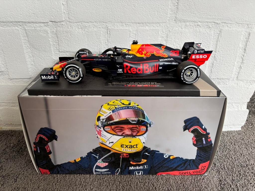 Max verstappen RB15 winner oostenrijk 2019 1:18 model, Ophalen of Verzenden, Zo goed als nieuw, Formule 1