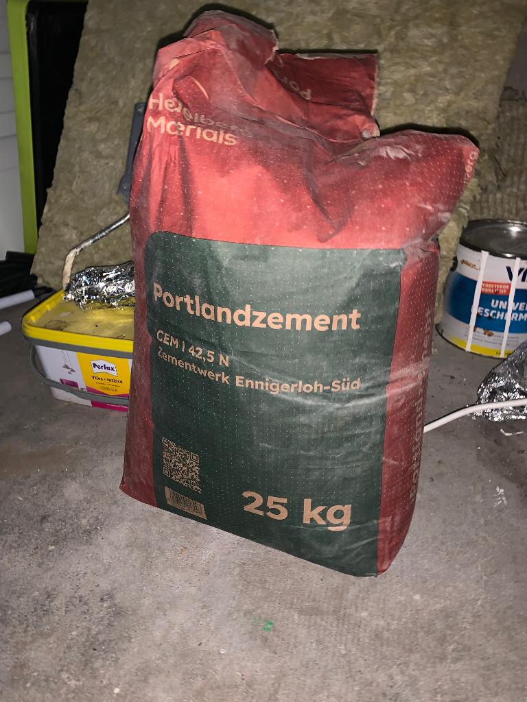 Portland cement, Ophalen, Nieuw, Overige typen