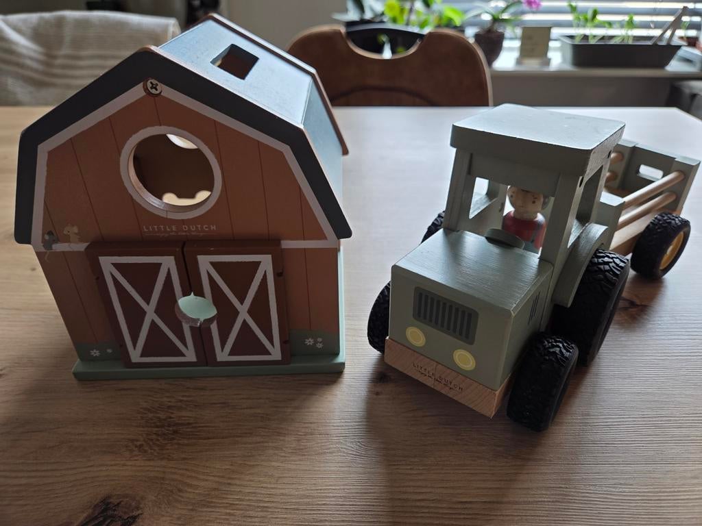 Little Dutch boerderij en tractor, Ophalen of Verzenden